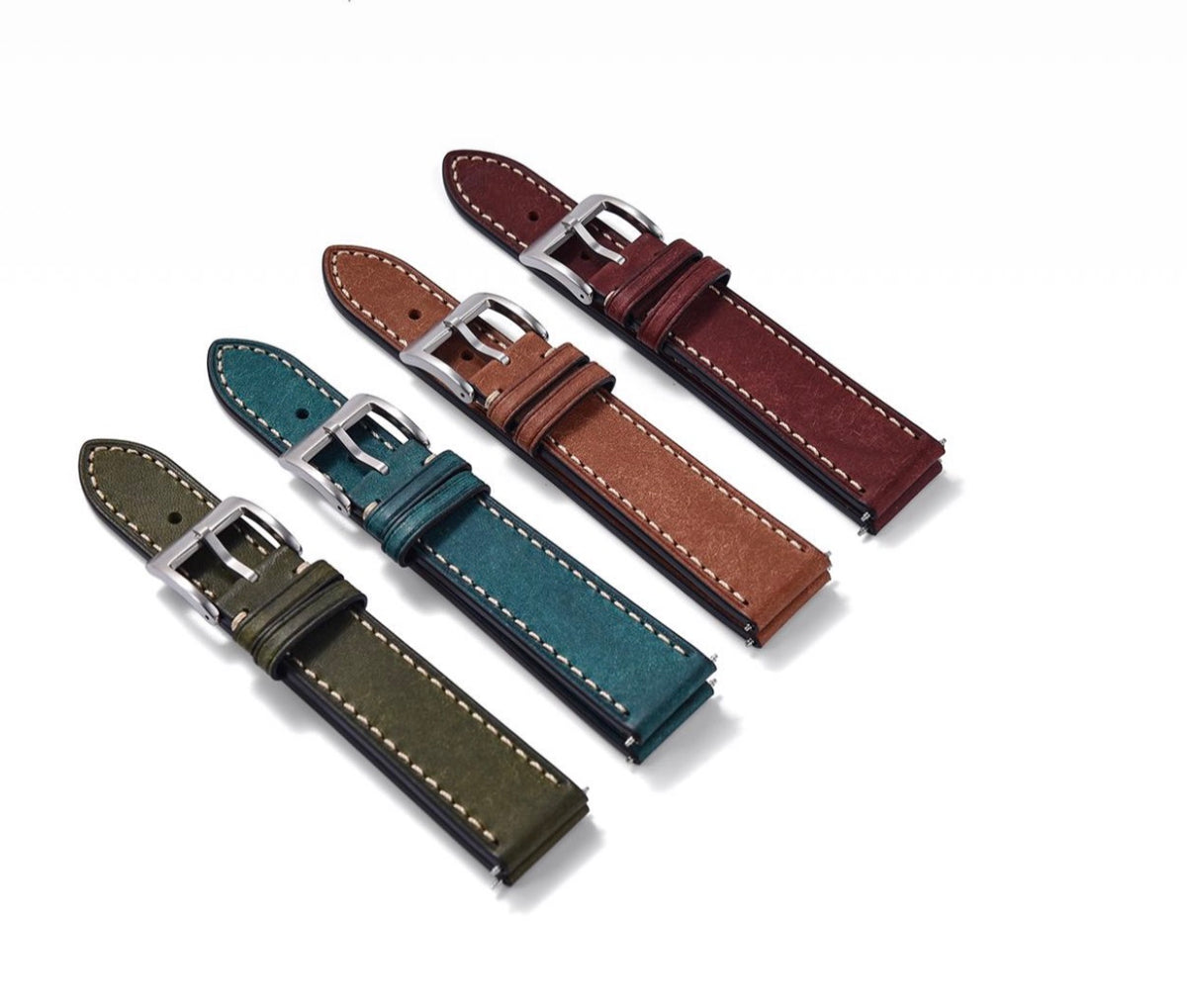 Mulligan Italian leather quick-change watch strap