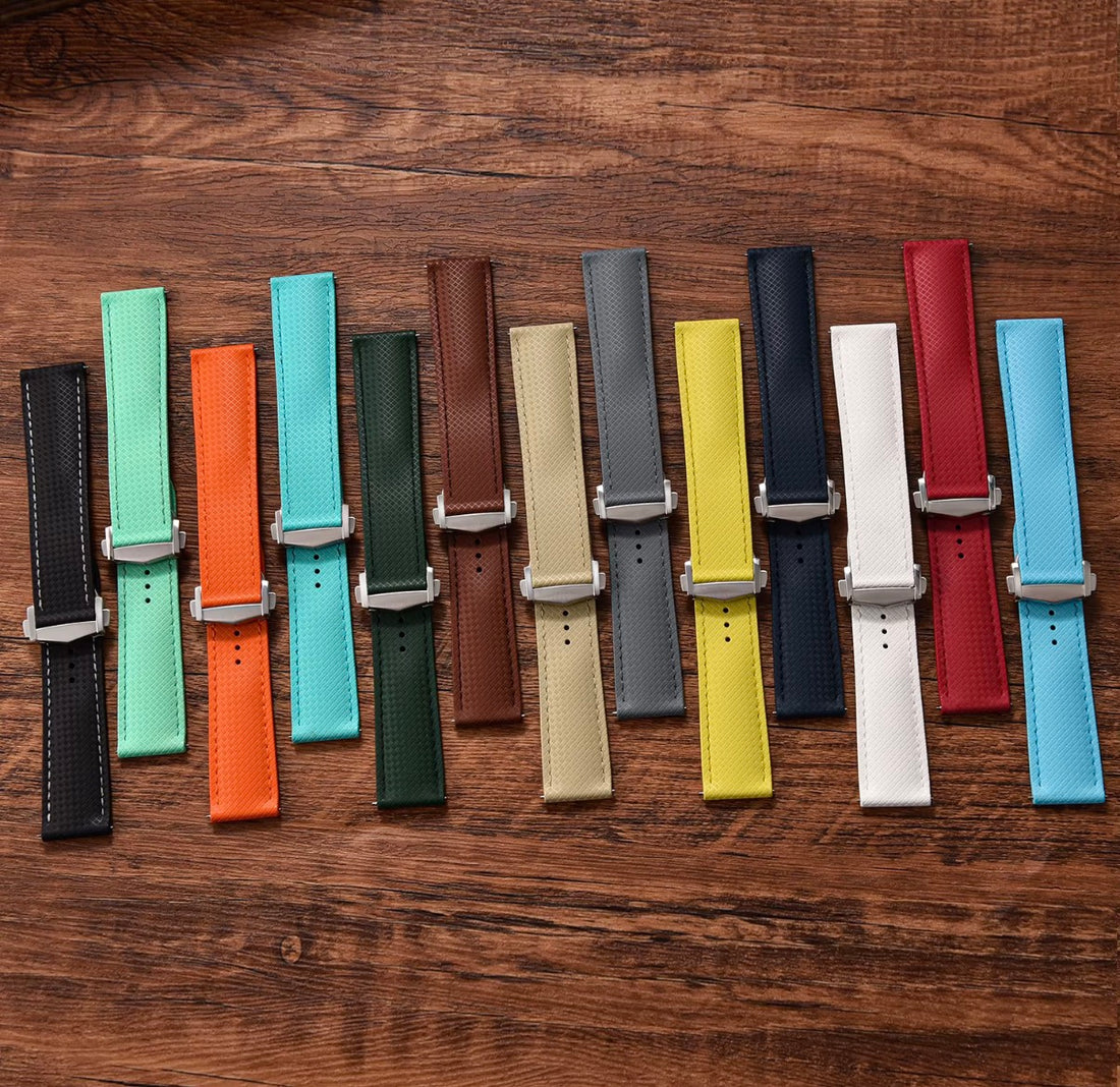 Mulligan FKM rubber quick-change watch strap
