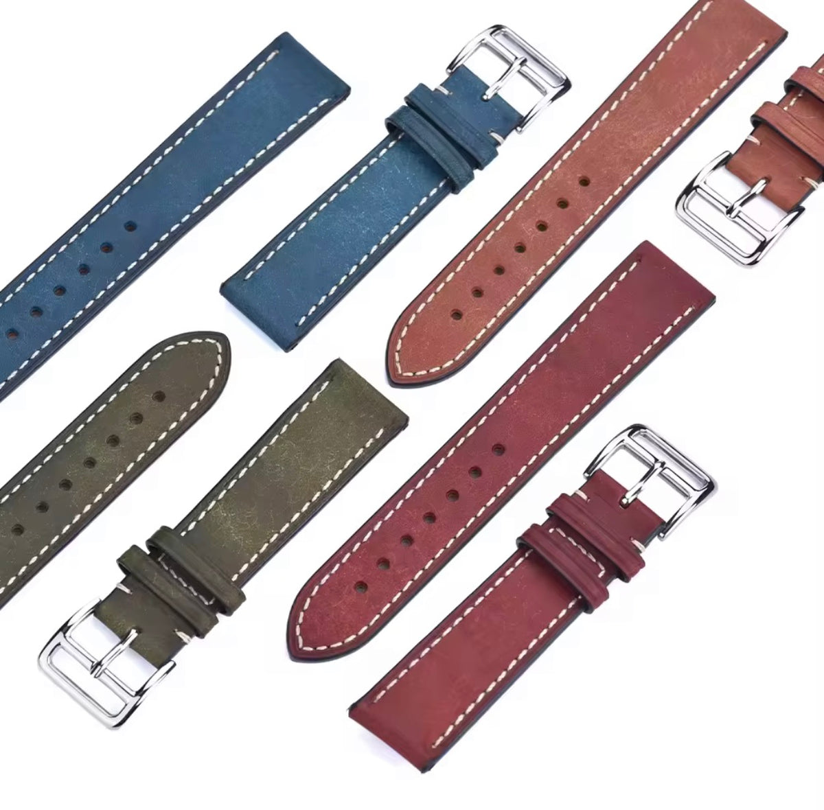 Mulligan Italian leather quick-change watch strap