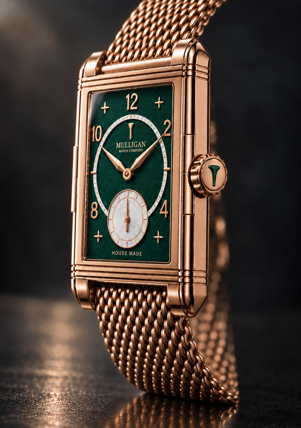 Clubhouse Edition Rose Gold in Forest Green